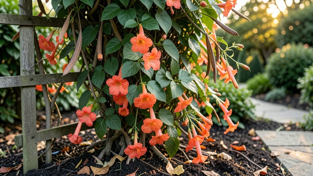 Trumpet Vine Seed Pods: Natural Pod-Opening Trick for Zero-Waste Saving