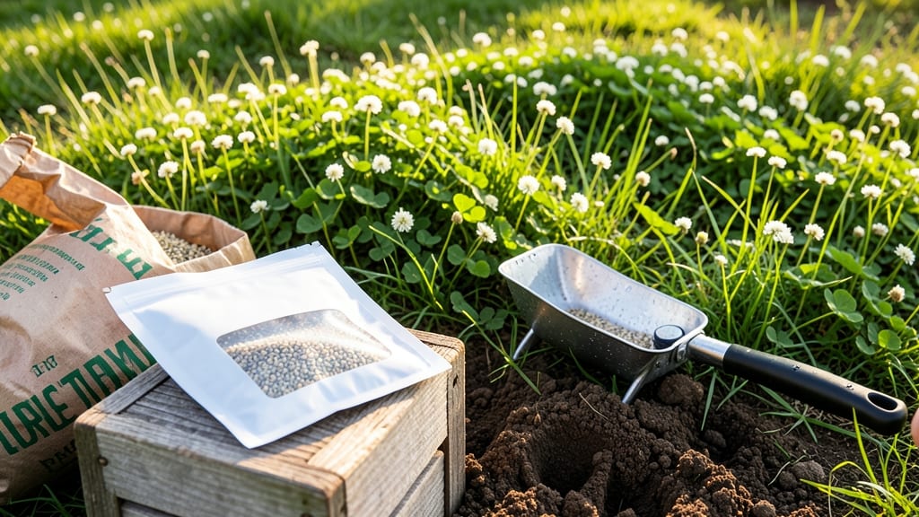 Clover Lawn Seed Nearby: Fast-Germinating Mix for Lush Green Grass