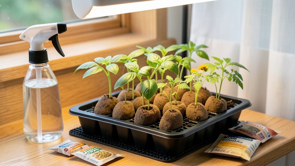 Jiffy Seed Starting Kit: Foolproof Fast-Germination Starter Blocks