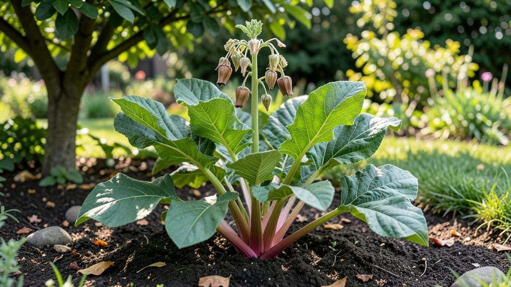 Rhubarb Plant Seed Pods: Twist-Resistant Harvesting for Viable Next-Year Growth