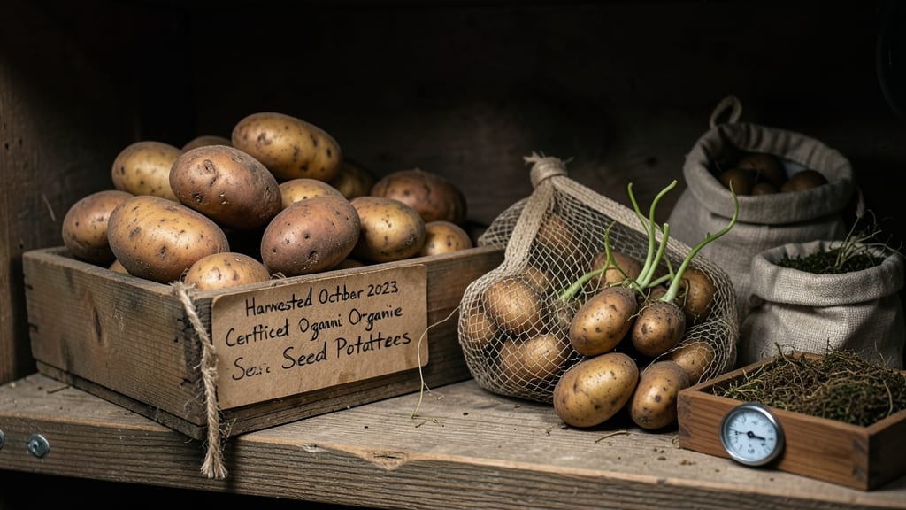 Potato Seed Storage: Zero-Waste Viability Test Before Drying