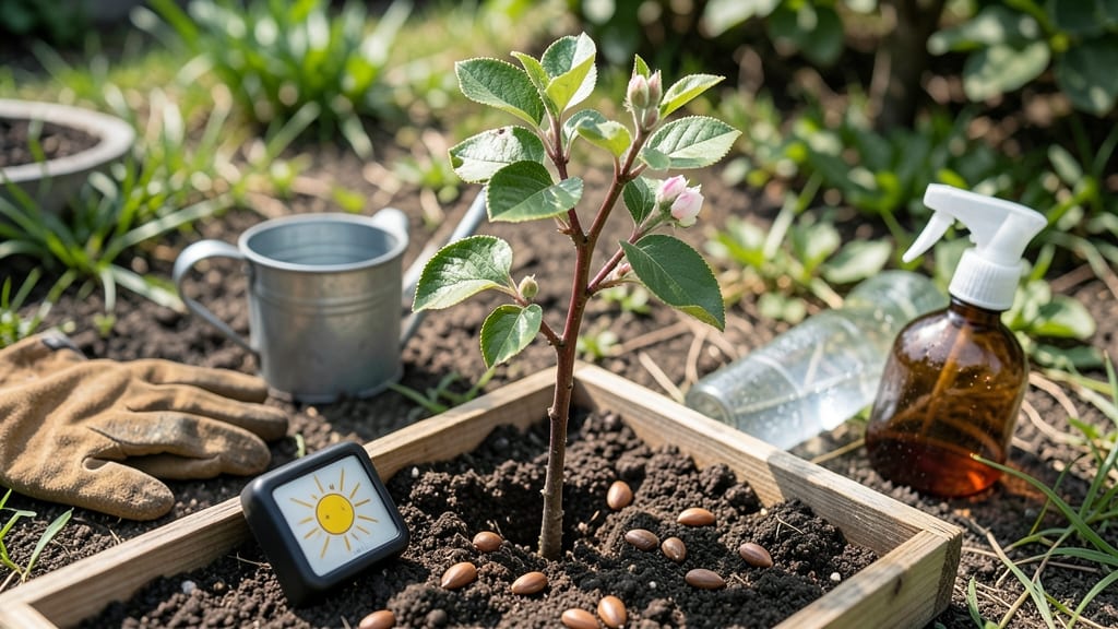 Apple Seed Growth: Cold Stratified Sprouting in 60 Days