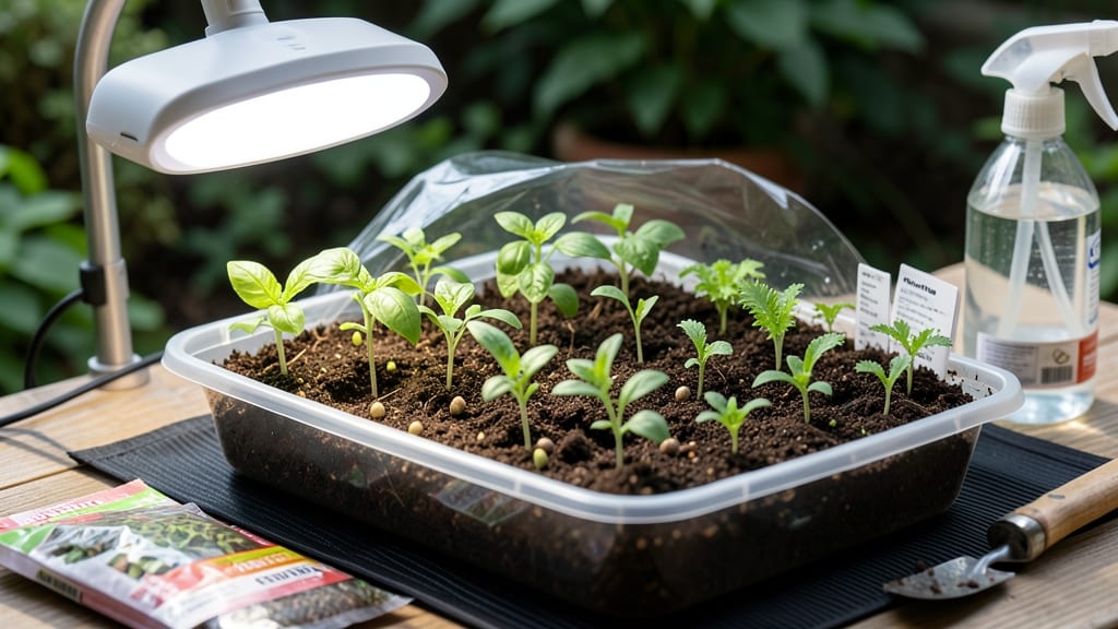 Seed Starting Kit With Light: Grow Strong Starts Under Perfect Artificial Sun