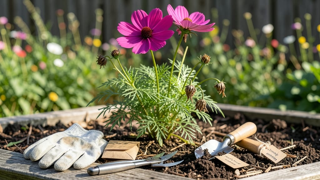 Cosmos Seeds Collection: Stress-Free Harvesting for Next Year’s Blooms