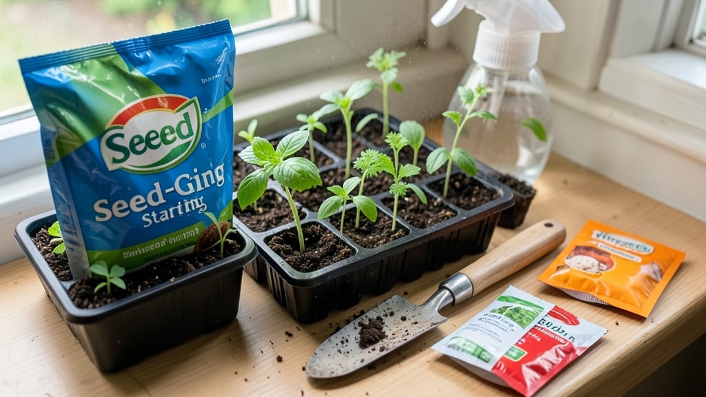 Miracle Grow Seed Starting Potting Mix: Lightweight Loam for Fast Germination and Strong Starts