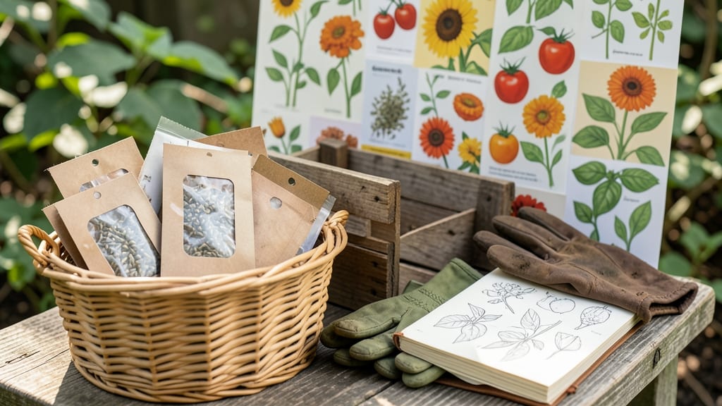 Seed Packet Art: Whimsical Garden Labels That Double as Plant Markers