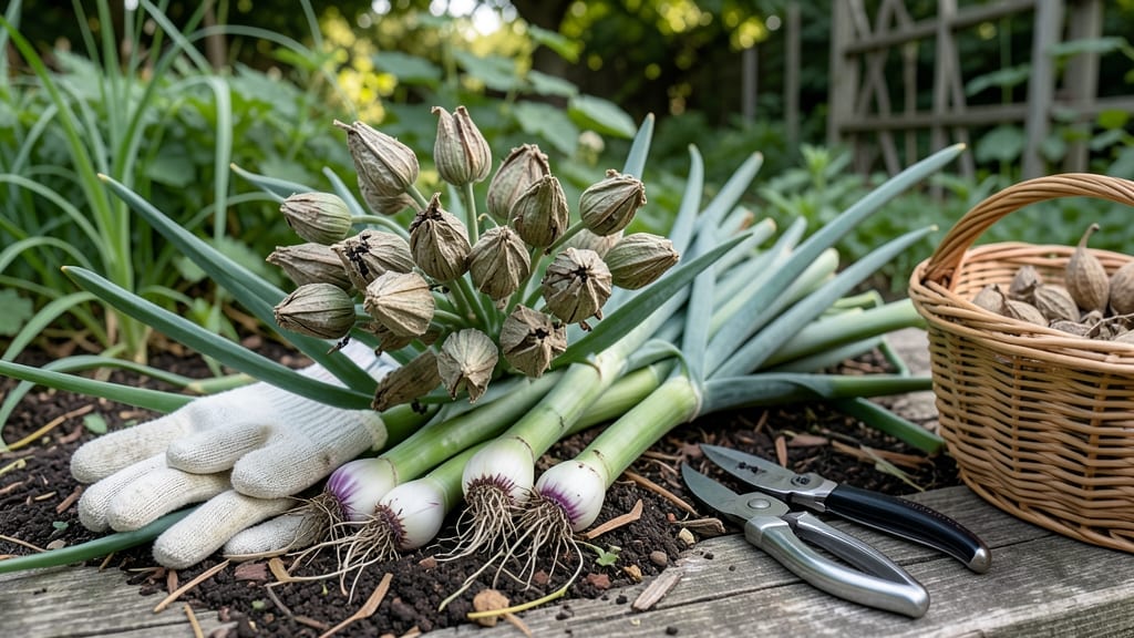 Green Onion Seed Pods: Twist-Free Collection for Next Season’s Blooms