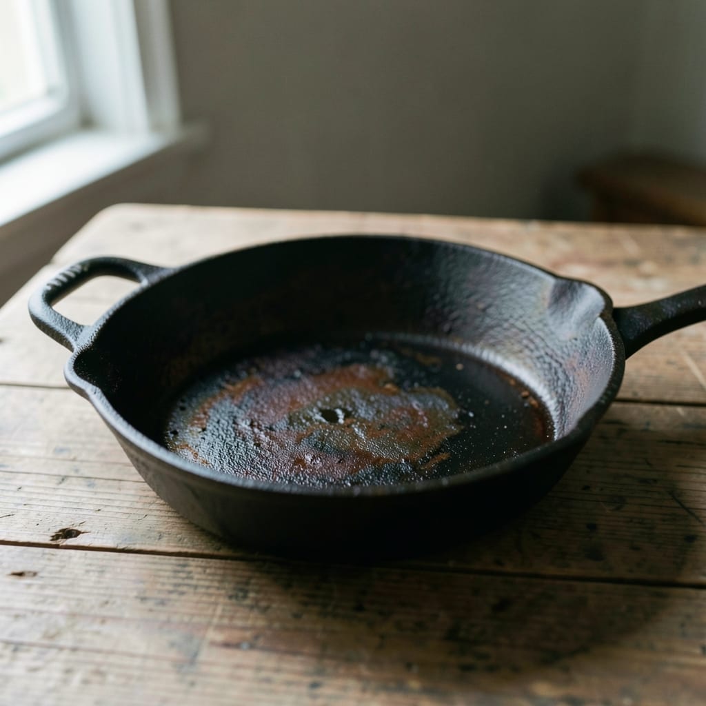 The cast iron skillet