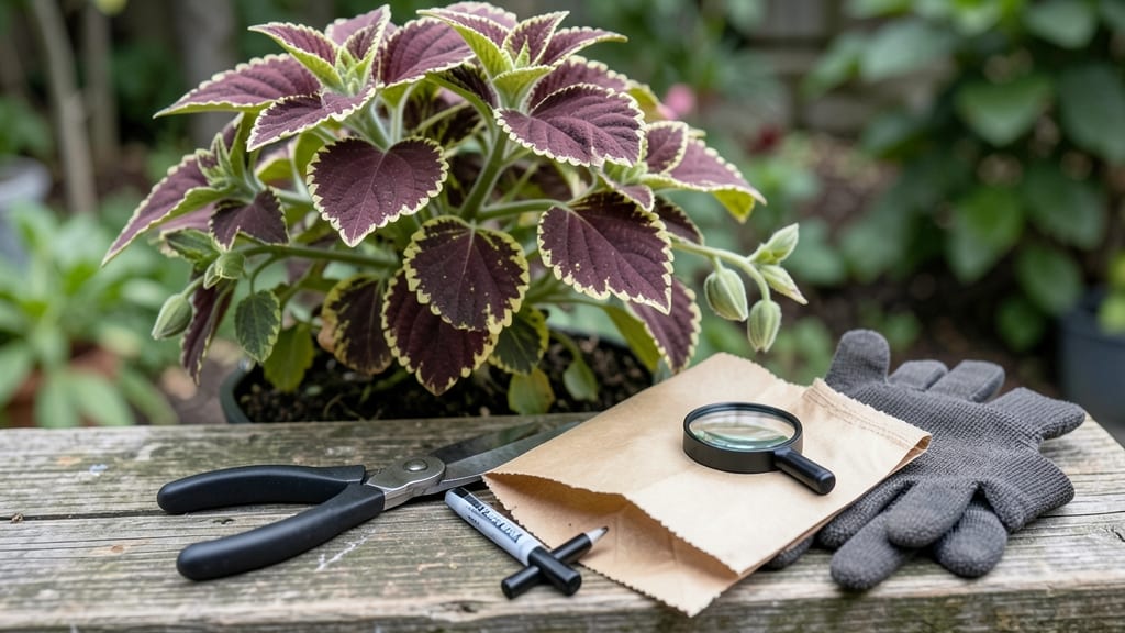 Coleus Seed Collection: Twist-Free Viability Check for Next Year’s Growth