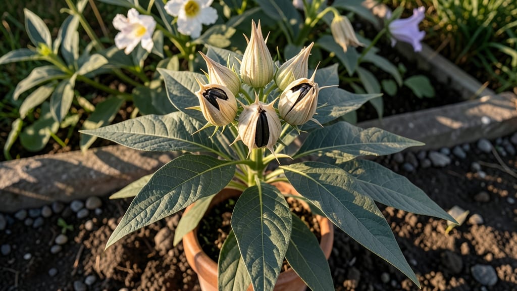Moonflower Datura Seed Pods: Pods That Pop Open for Zero-Waste Seed Saving