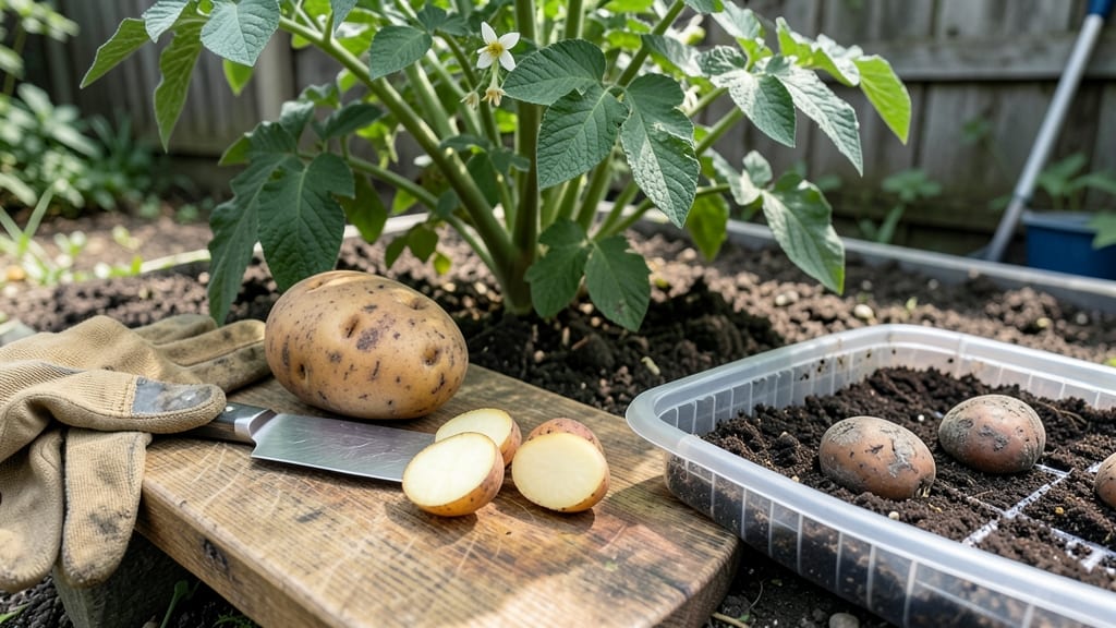 How to Cut Seed Potatoes for Planting: Twist-Free Slices for Stronger Sprouts