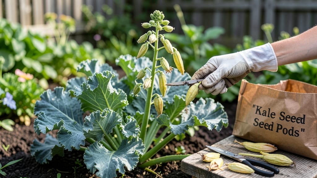 Kale Seed Pods: Zero-Waste Harvesting for Viable Year-Round Storage