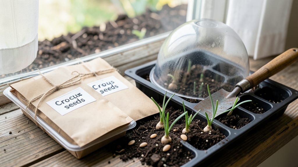 Crocus Seed Grow a Garden: Cold-Stratified Blooms in 60 Days