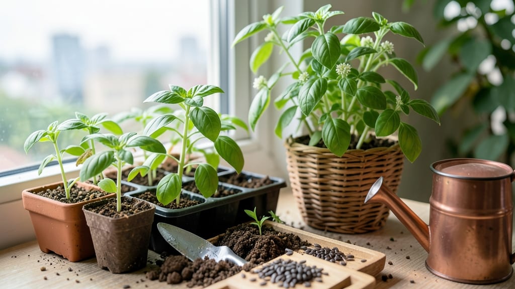 Growing Basil From Seed in Containers: Fast Germination With Zero-Fuss Care