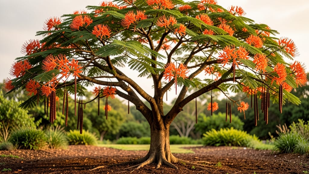 Poinciana Tree Seed Pods: Gentle Twist-Release for Viable Year-Round Sprouts