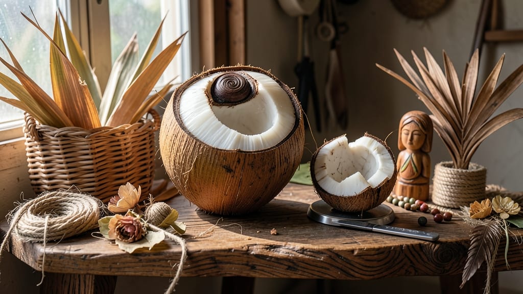 Palm Seed Pods Art: Whimsical Garden Sculptures From Nature’s Canvases