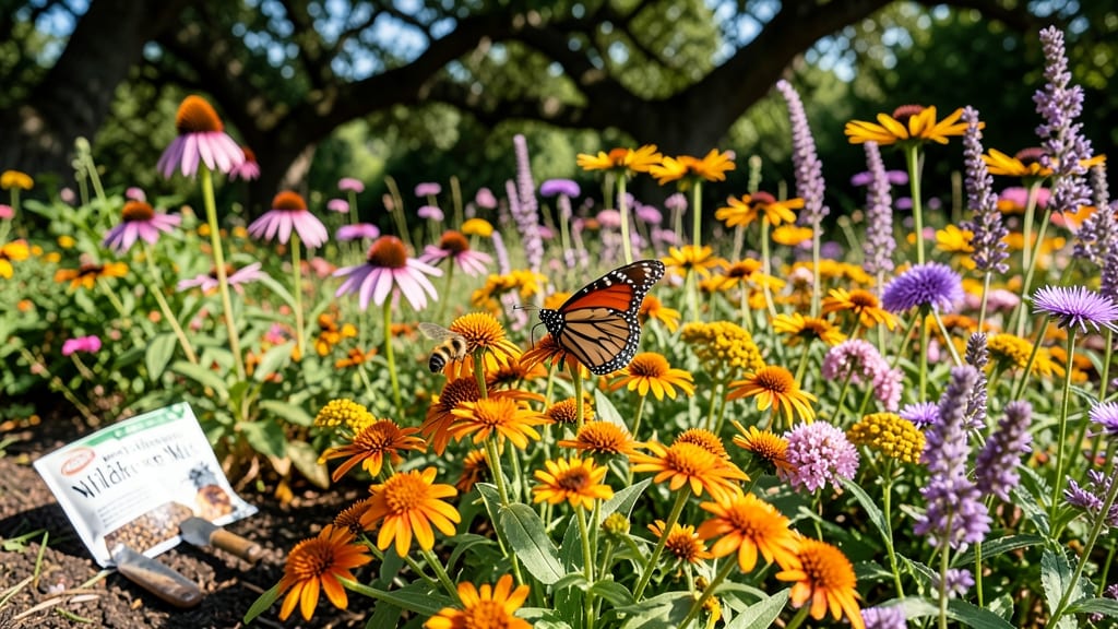 Northeast Pollinator Wildflower Seed Mix: Attracts Bees and Butterflies Year-Round